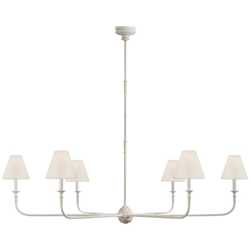 Silva Lampadari Vintage Retrò in Metallo Soggiorno, Nero/Bianco/Ottone