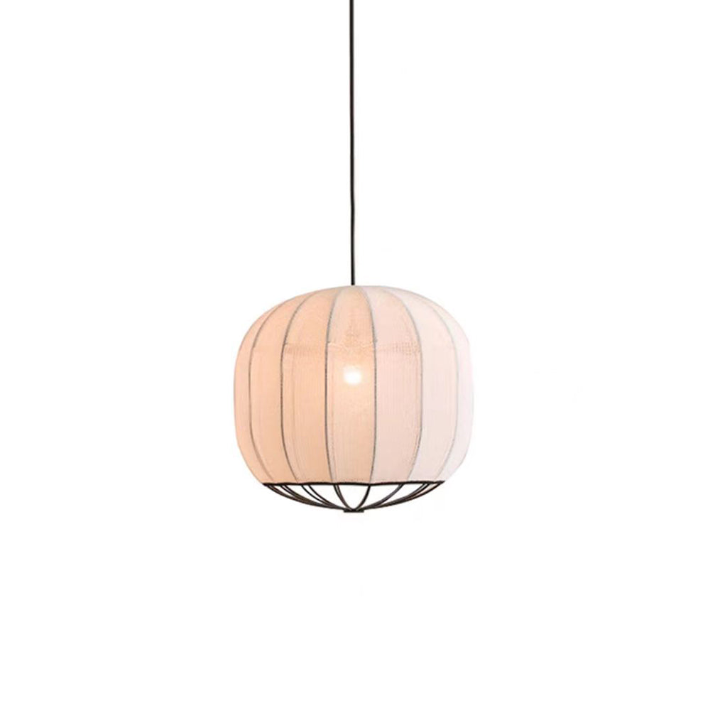 Ritta Vintage Metallo Tessuto Lampade a Sospensione Camera da Letto