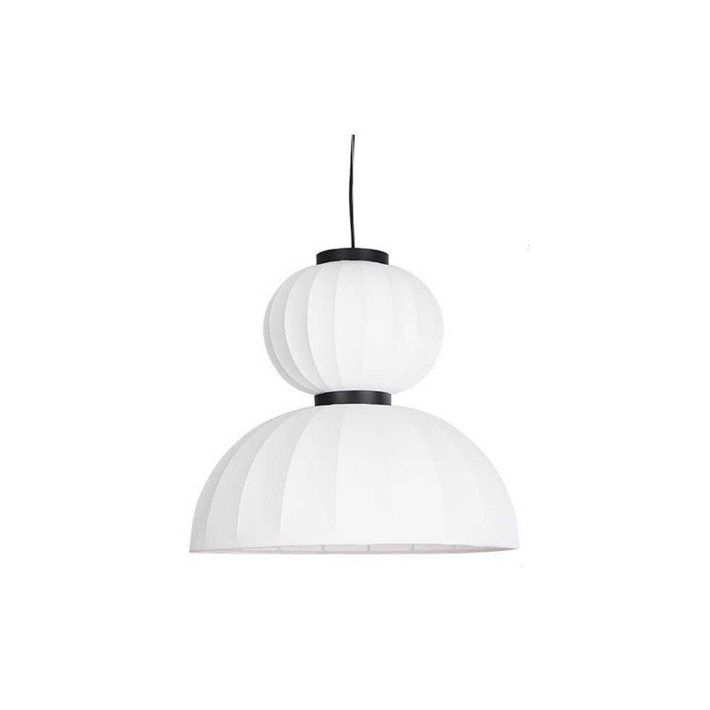 Ritta Design LED Lampade a Sospensione Bianco Metallo/ Artificiale Seta Isola Cucina