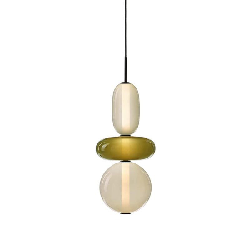 Aria Lampada a Sospensione in Vetro Candito