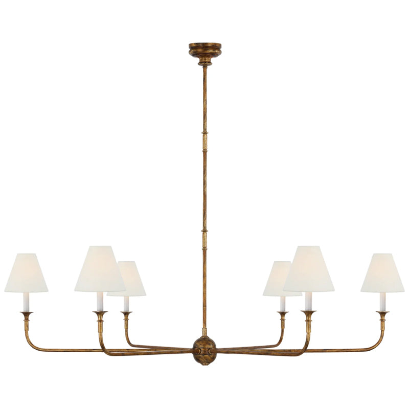 Silva Lampadari Vintage Retrò in Metallo Soggiorno, Nero/Bianco/Ottone