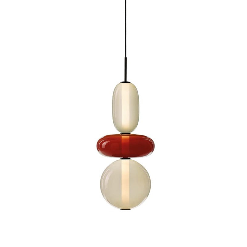 Aria Lampada a Sospensione in Vetro Candito