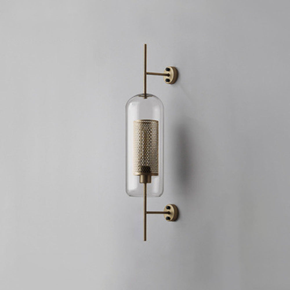 Arisha Industriale LED Applique Metallo/Vetro Argento/Oro Globale