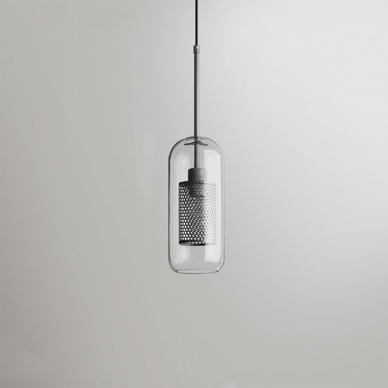 Arisha Lampade a Sospensione Metallo/Vetro Oro Globo/Cilindro Contemporaneo