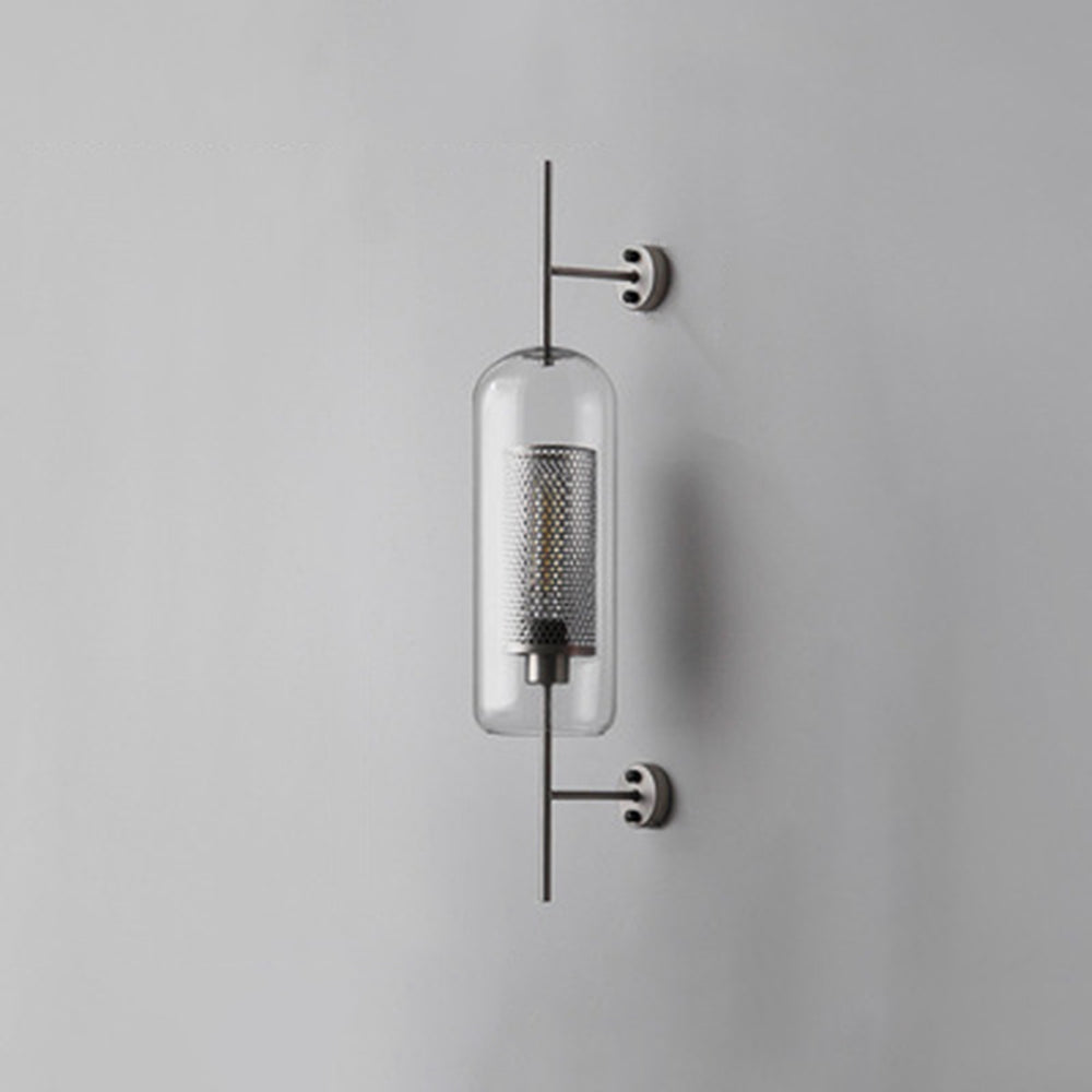 Arisha Industriale LED Applique Metallo/Vetro Argento/Oro Globale