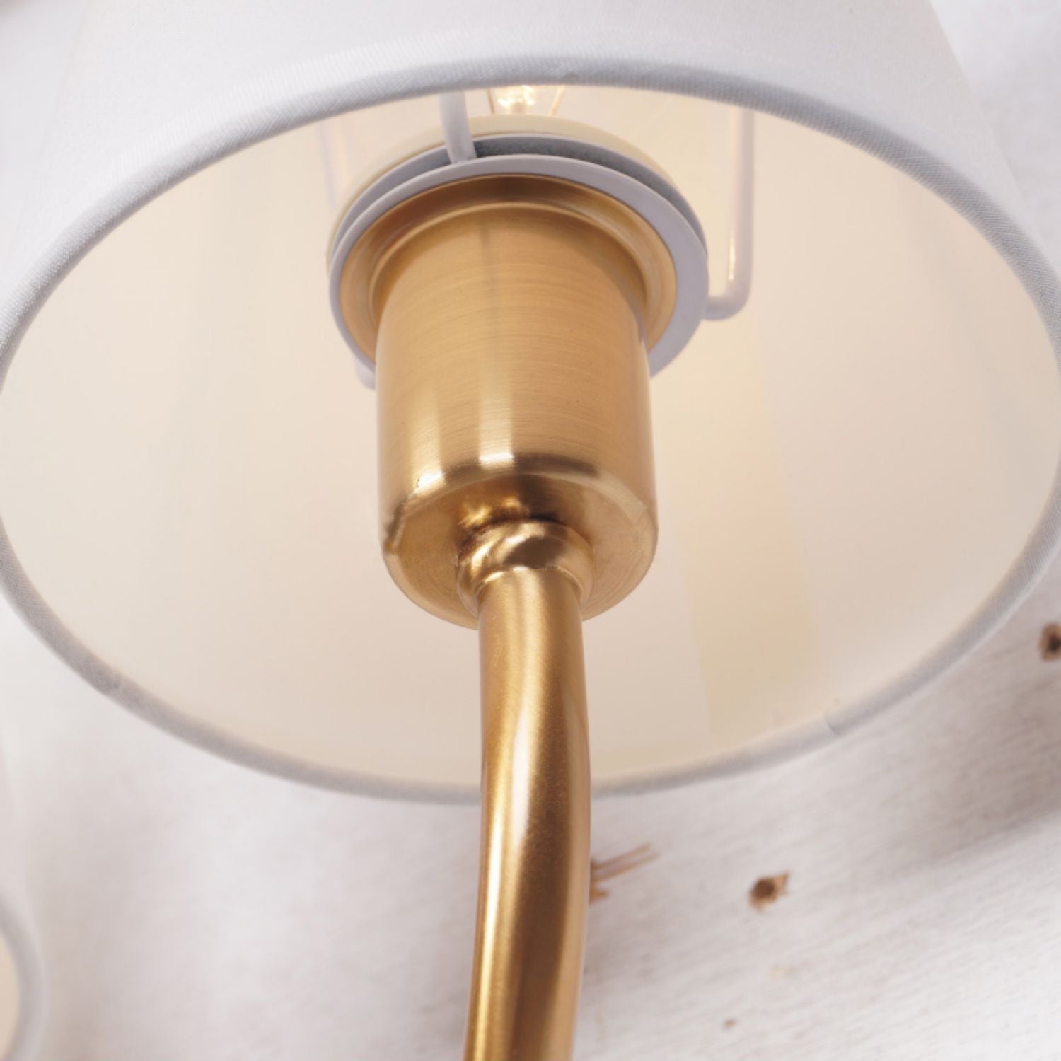 Ulcaran Vintage Industrial Metal Fabric Wall Lamp - Lamp Copper