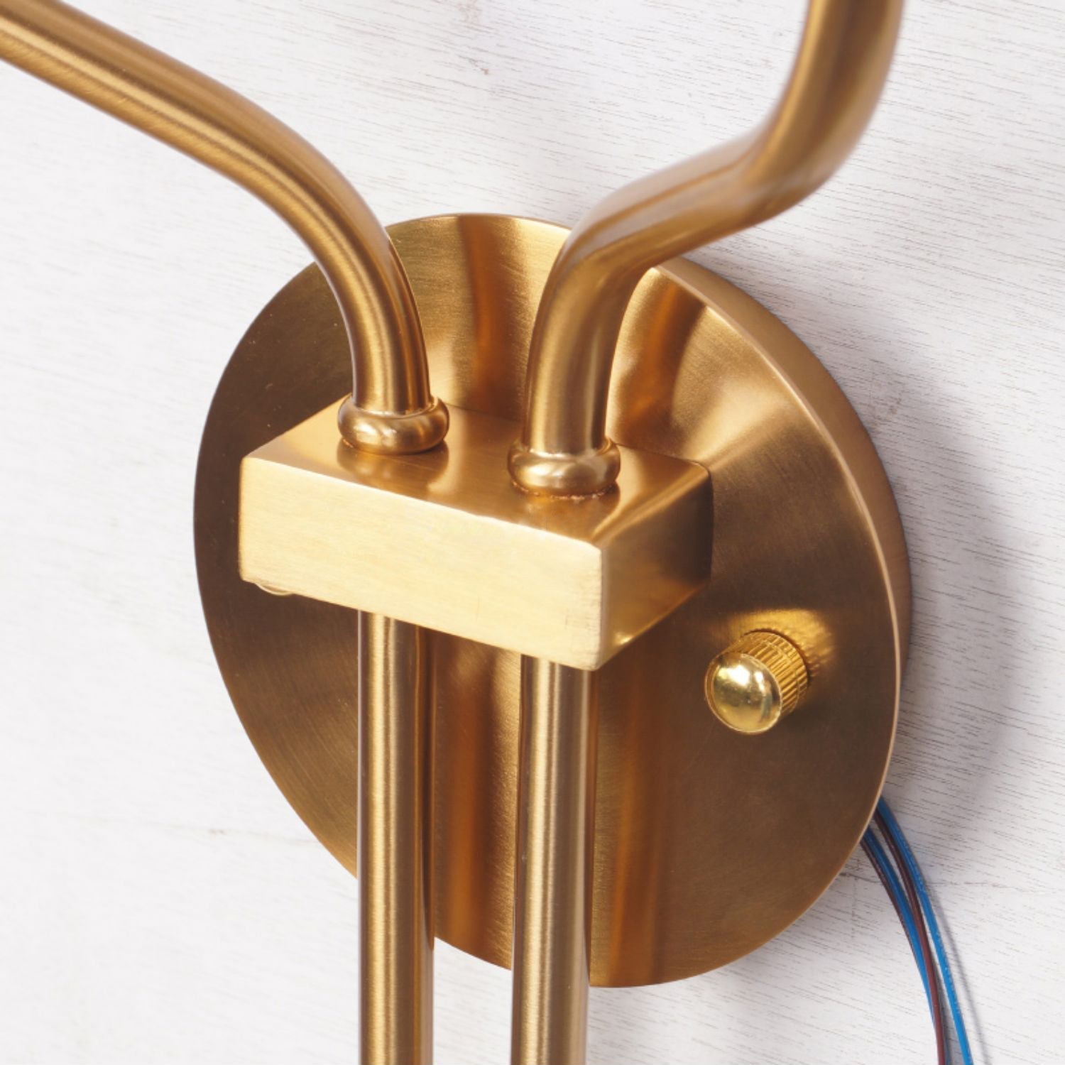 Ulcaran Vintage Industrial Metal Fabric Wall Lamp - Lamp Copper