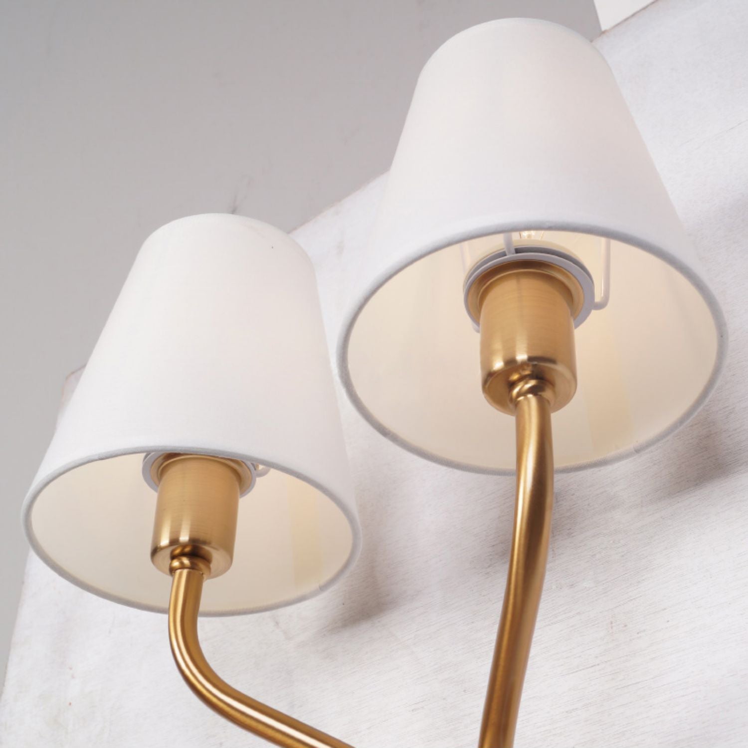 Ulcaran Vintage Industrial Metal Fabric Wall Lamp - Lamp Copper