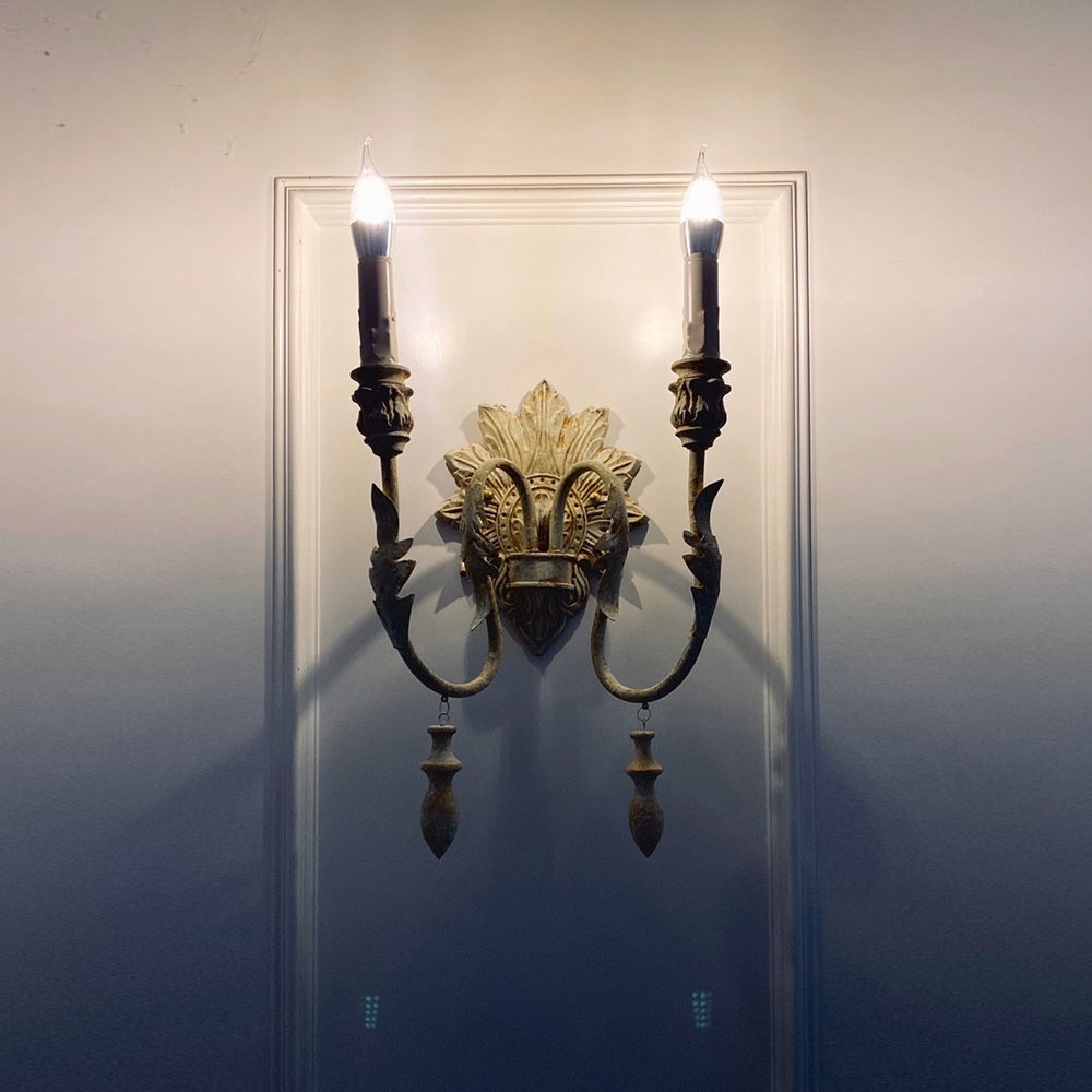 Idoraris Vintage Industrial Metal Wall Lamp - Lamp Copper