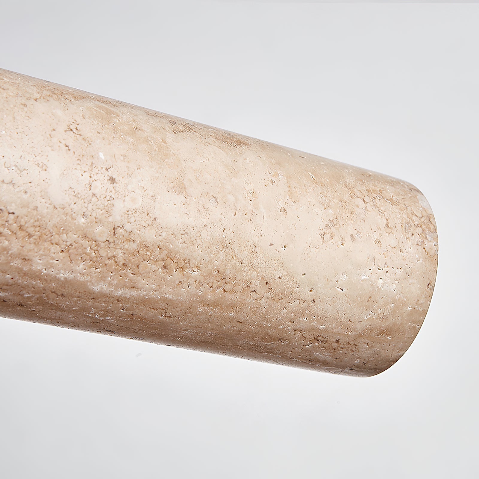 Syraeia Modern Minimalist Surface Wooden Travertine Mount Ceiling Lamp - Lamp Copper