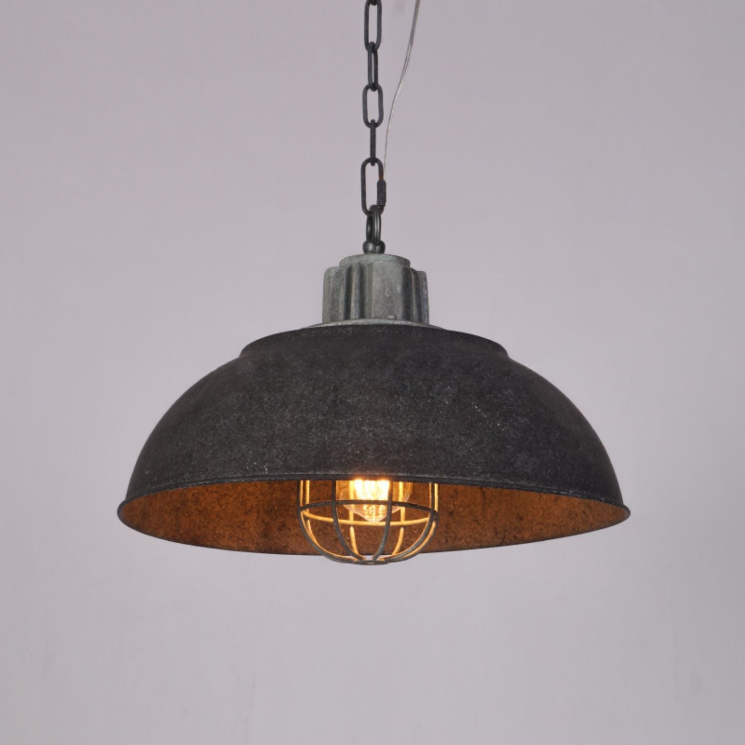 Mydorila Vintage Industrial Metal Pendant Light - Lamp Copper