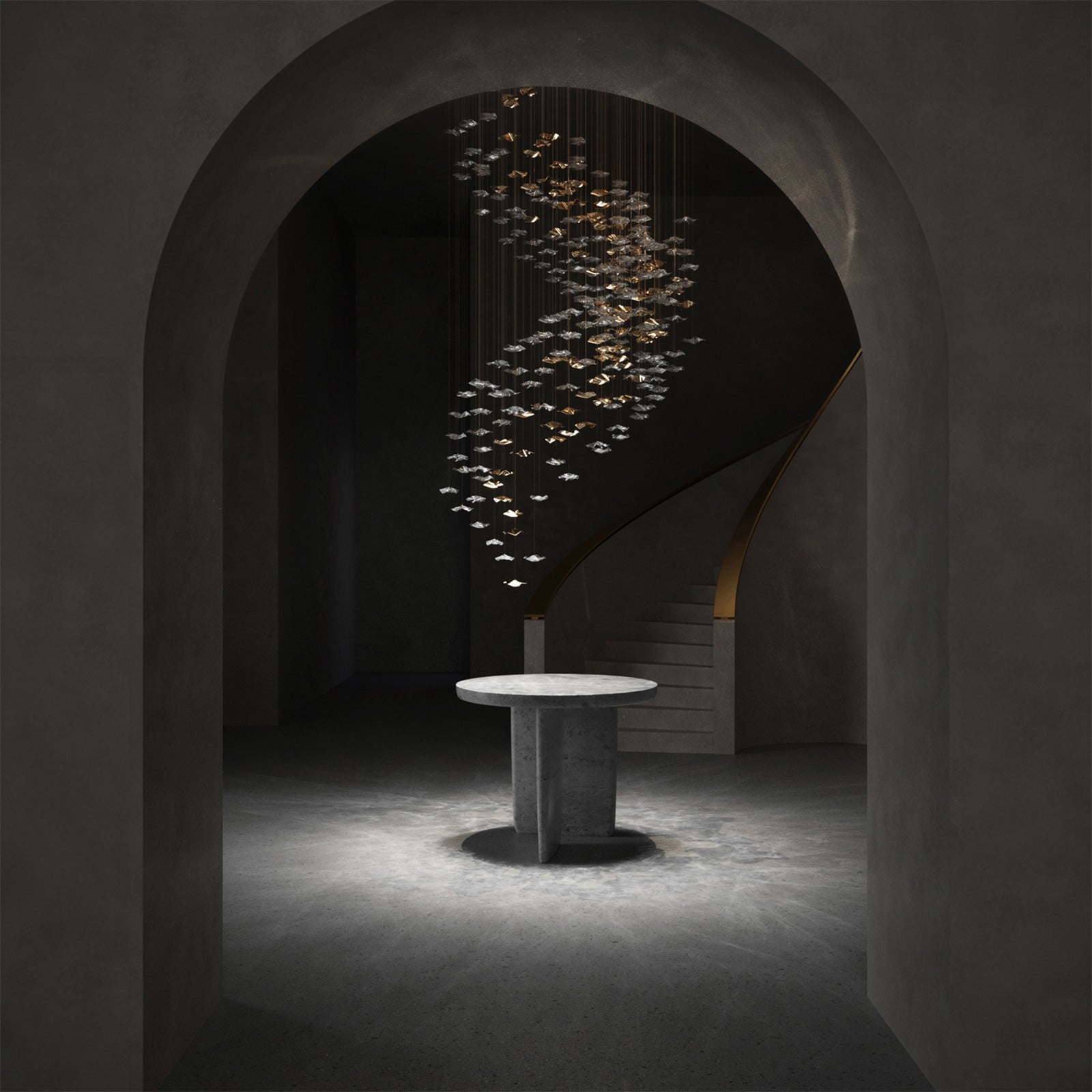 Vecarisra Luxury Tidal Art Glass Pendants Lamp - Blowlighting