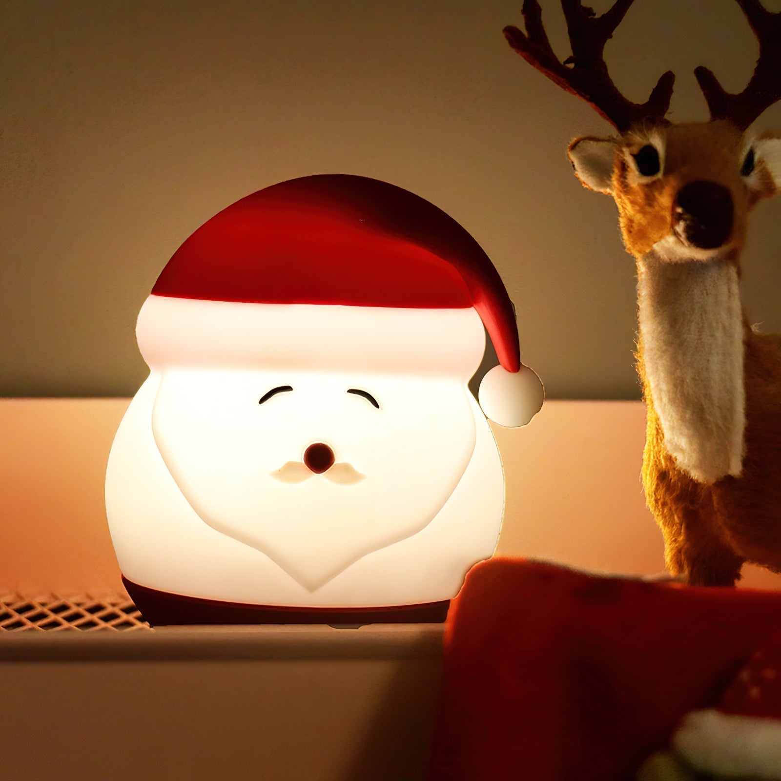Santa Claus Night Light (built-in battery) - Lamp Copper