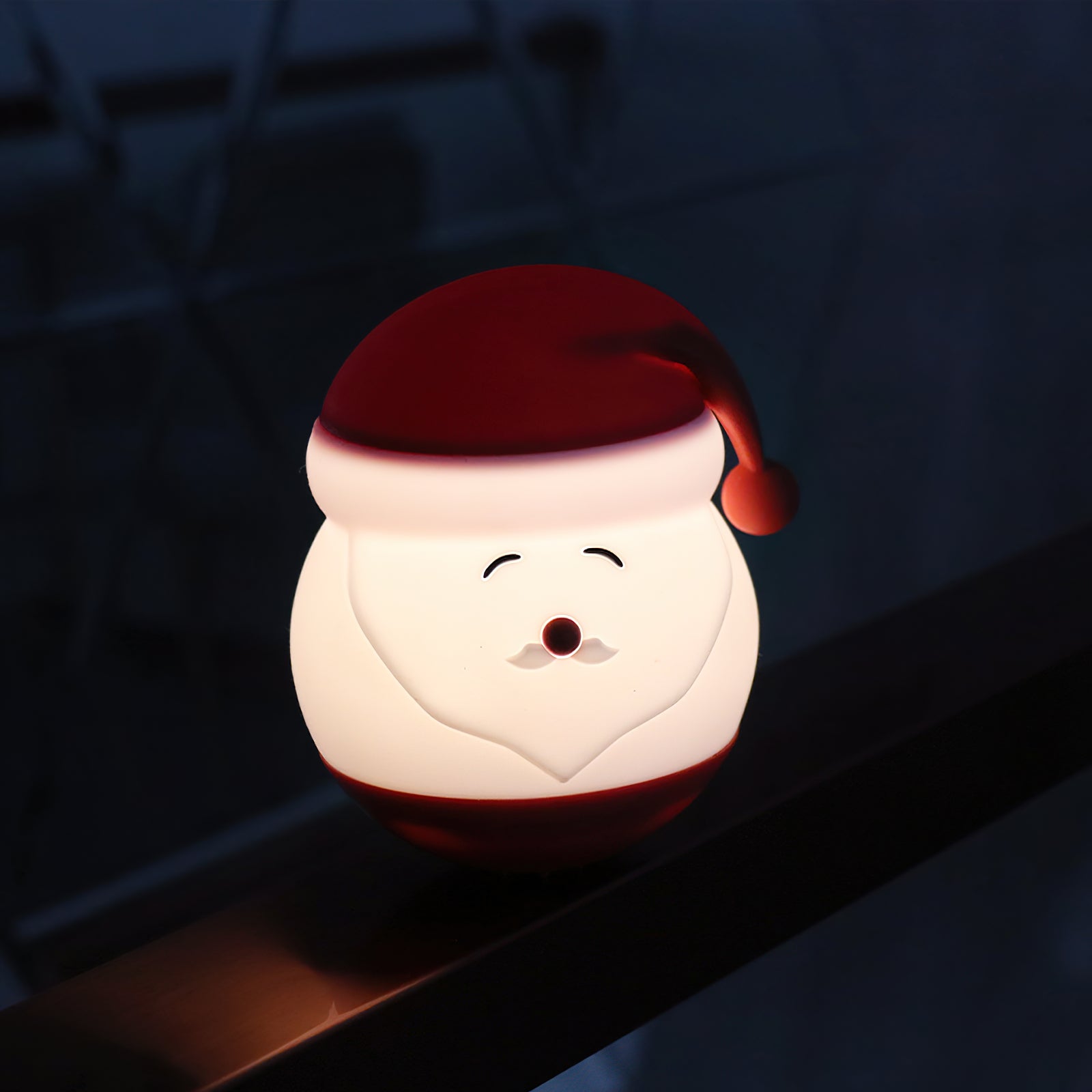 Santa Claus Night Light (built-in battery) - Lamp Copper