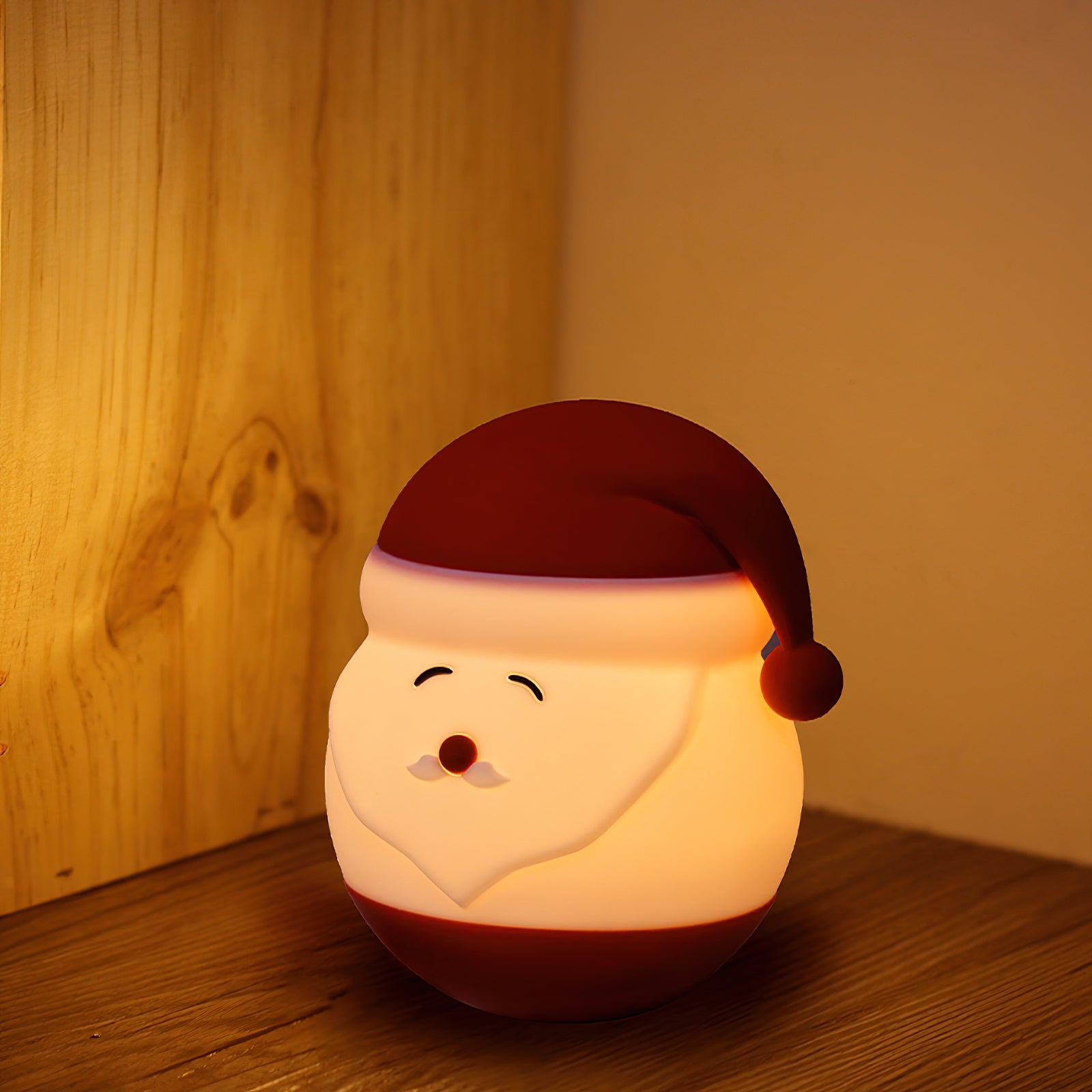 Santa Claus Night Light (built-in battery) - Lamp Copper