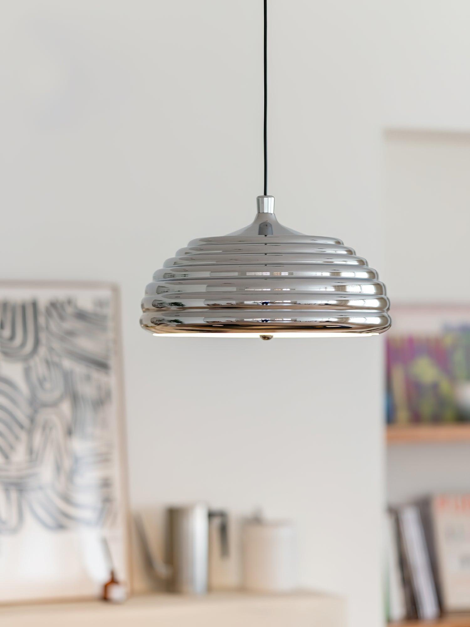 Saturno Chrome Pendant Lamp - Blowlighting