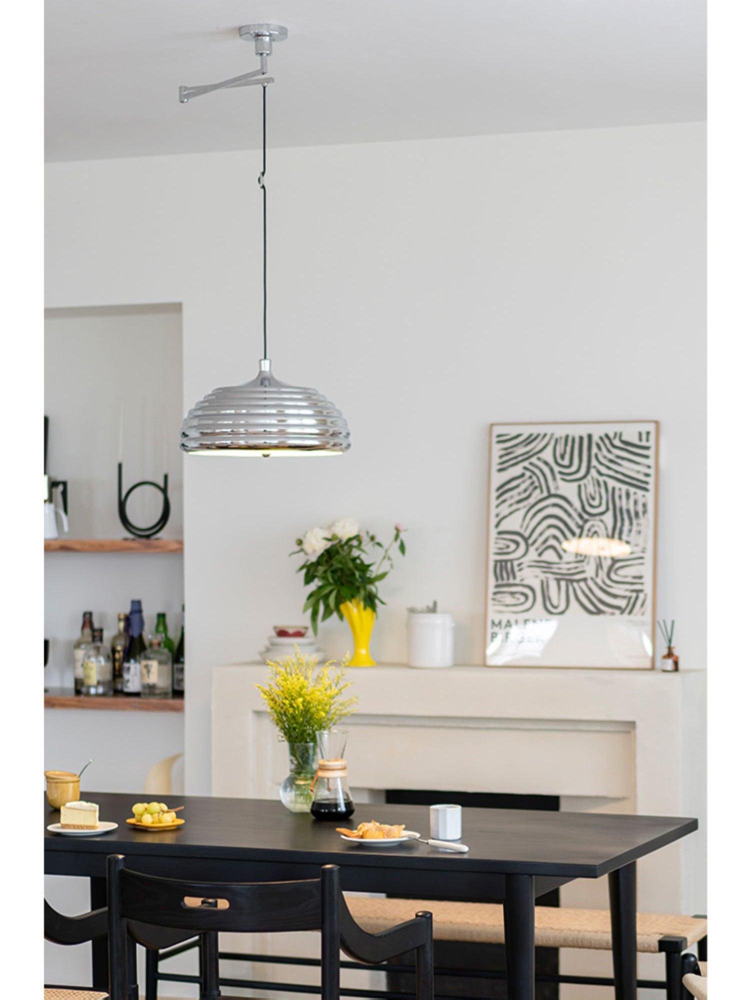 Saturno Chrome Pendant Lamp - Blowlighting