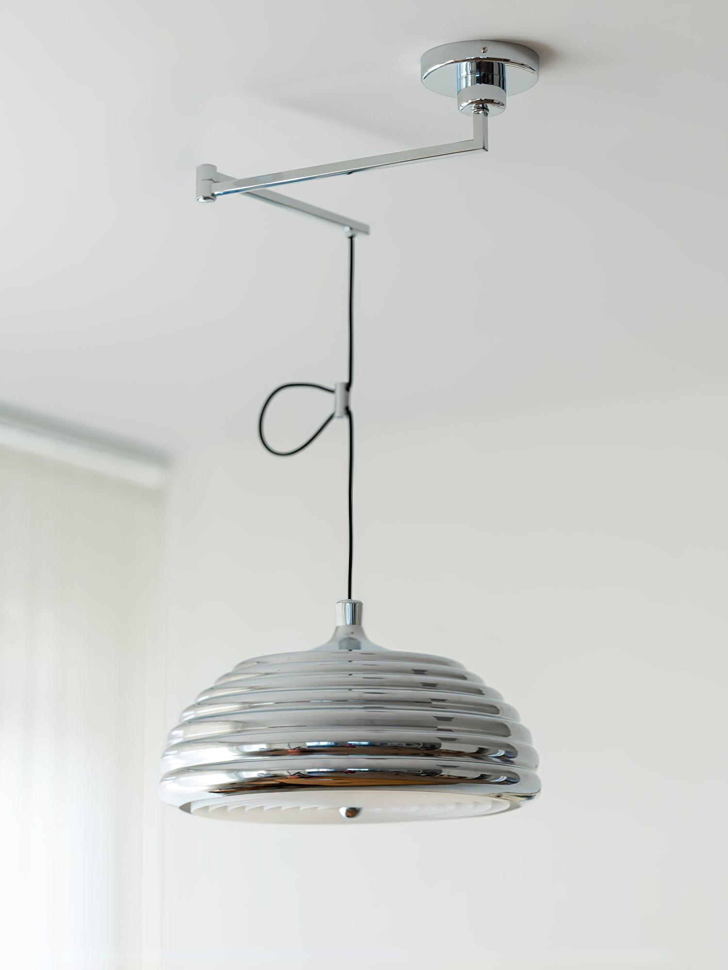 Saturno Chrome Pendant Lamp - Blowlighting