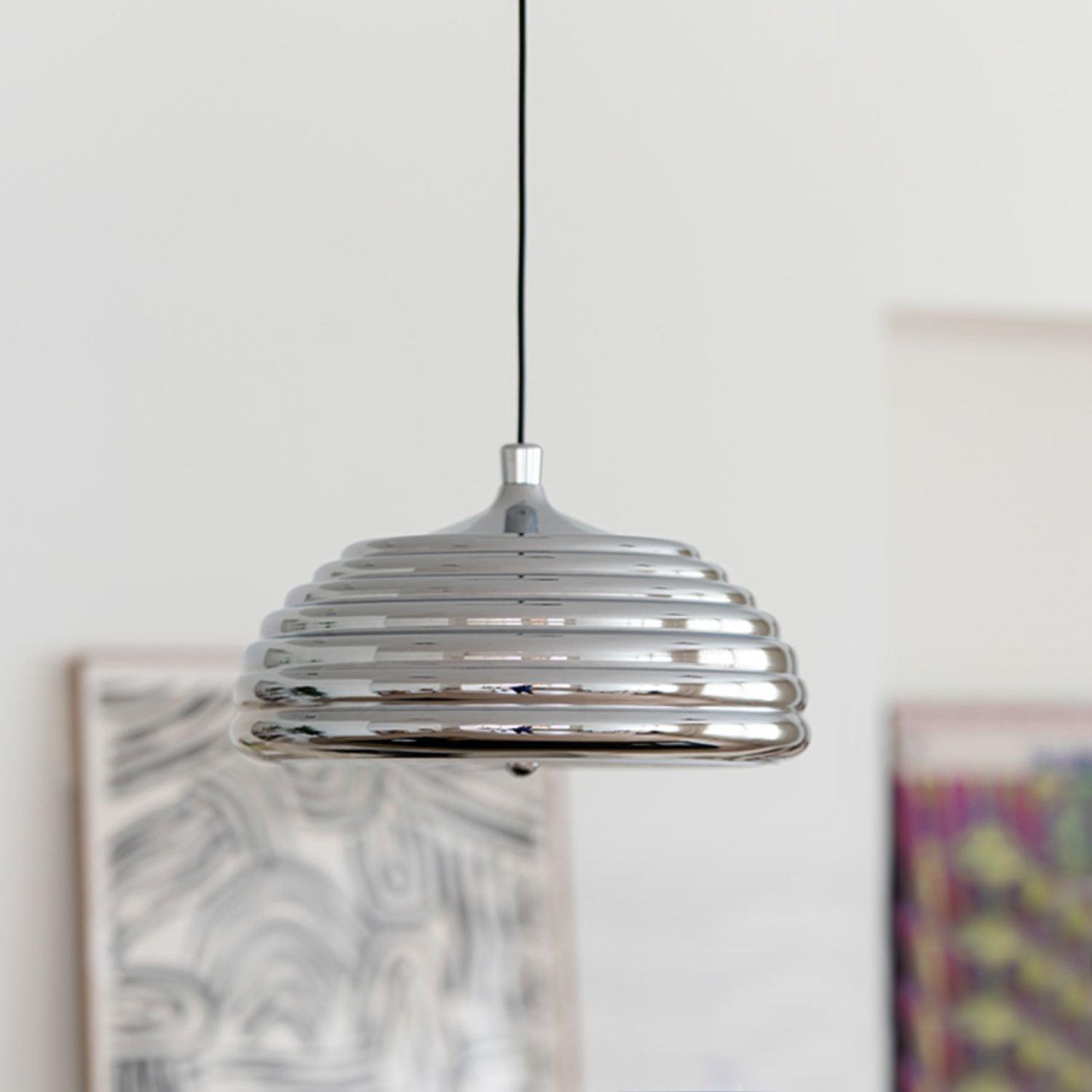 Saturno Chrome Pendant Lamp - Blowlighting