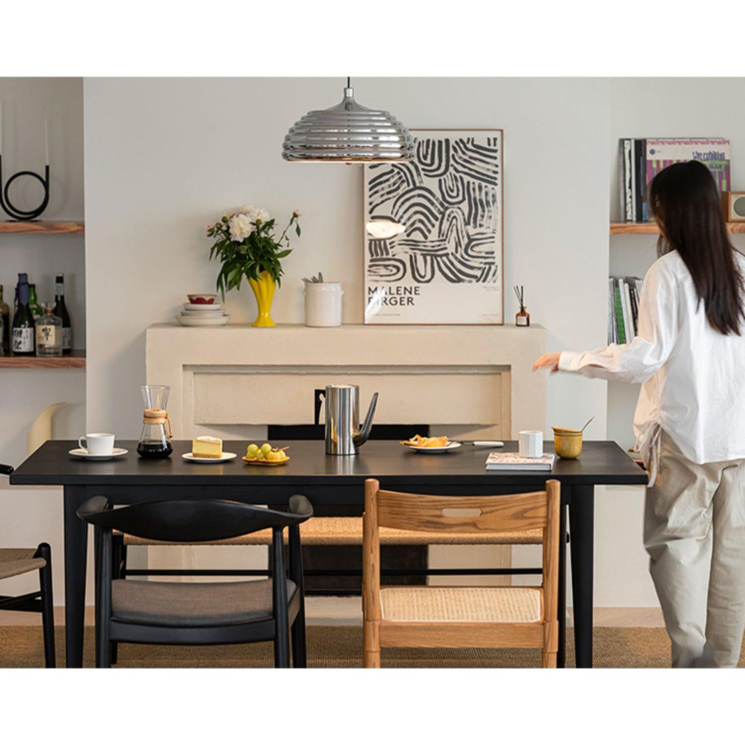 Saturno Chrome Pendant Lamp - Blowlighting