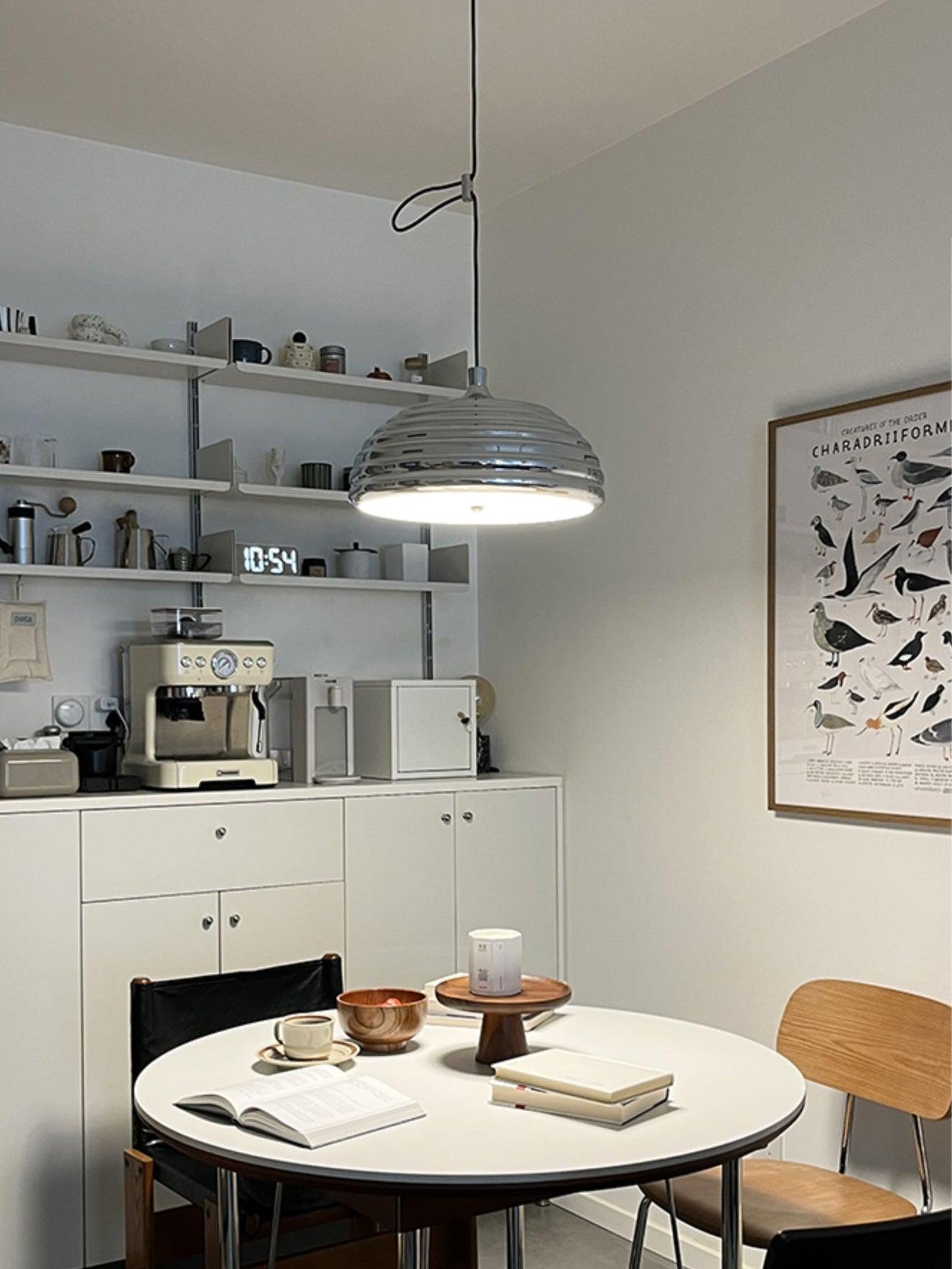 Saturno Chrome Pendant Lamp - Blowlighting