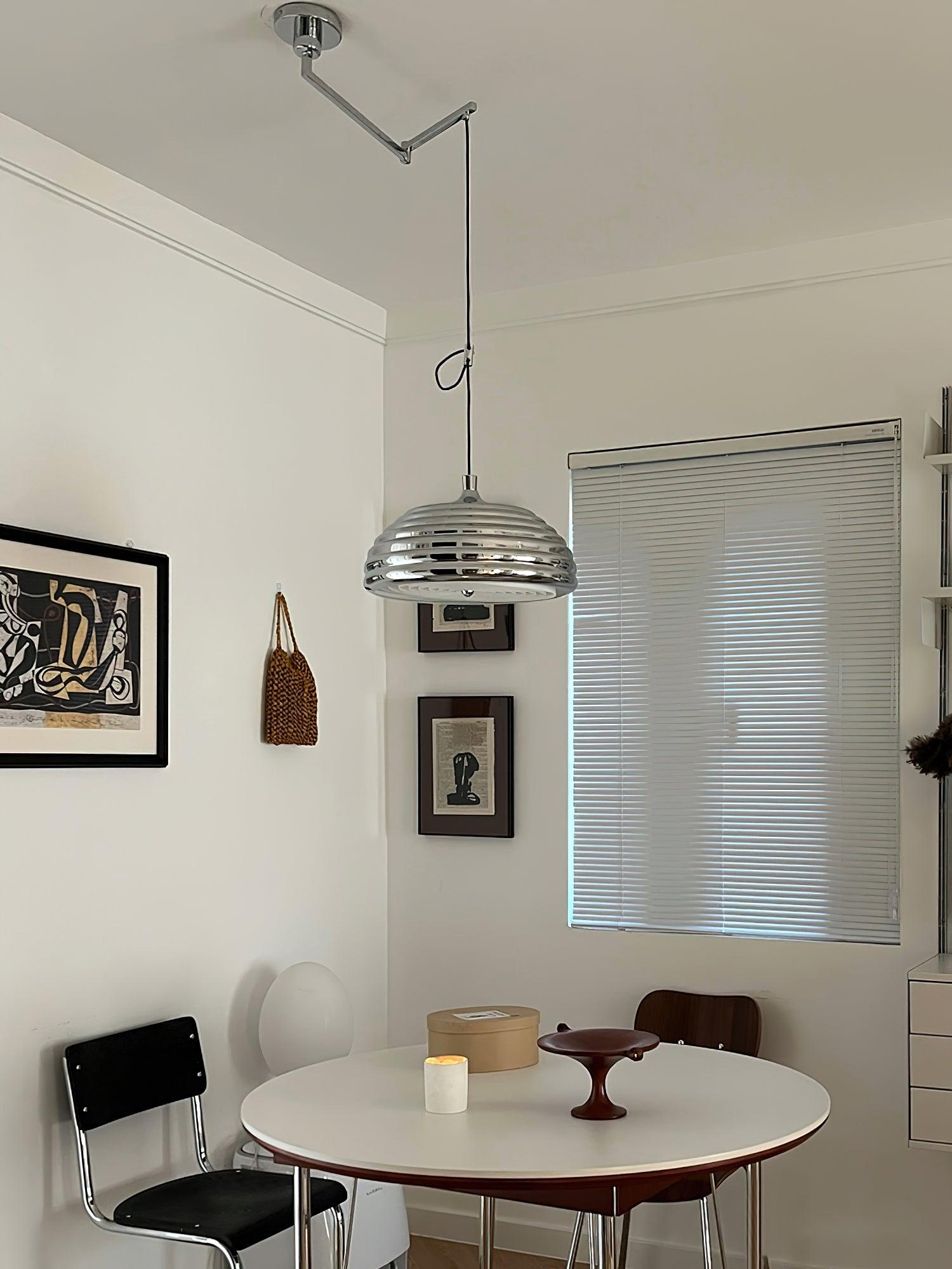 Saturno Chrome Pendant Lamp - Blowlighting
