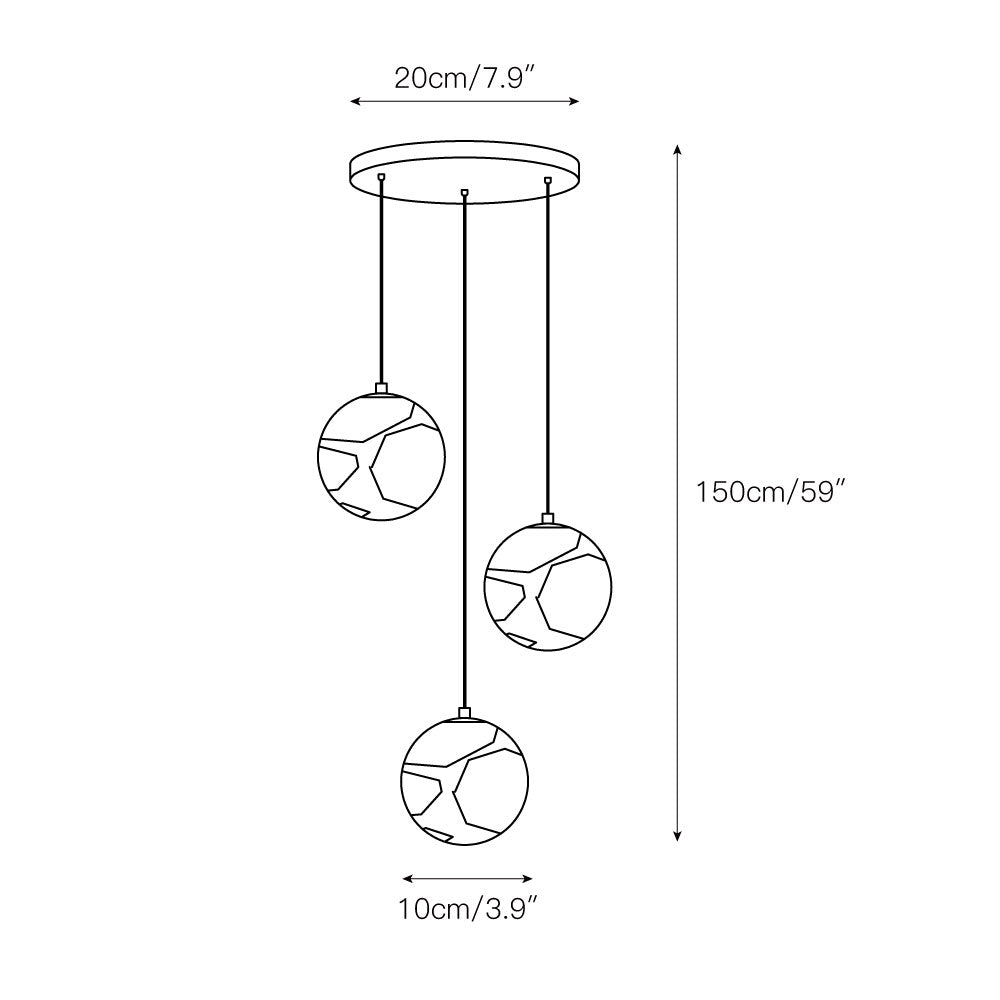 Uphaara Modern Minimalist Alabaster Pendant Light - Lamp Copper