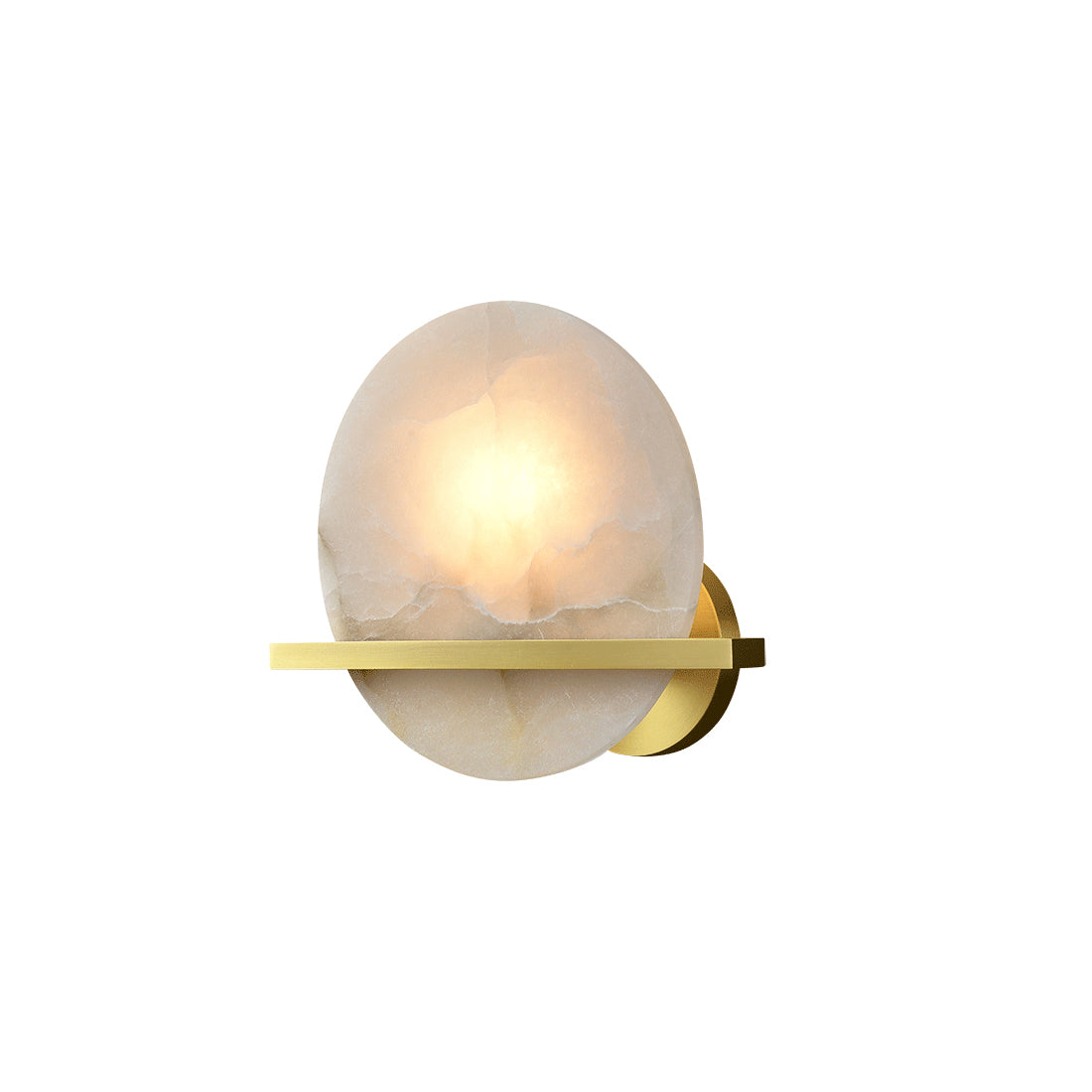 Vatalisra Modern Minimalist Alabaster Wall Lamp - Lamp Copper