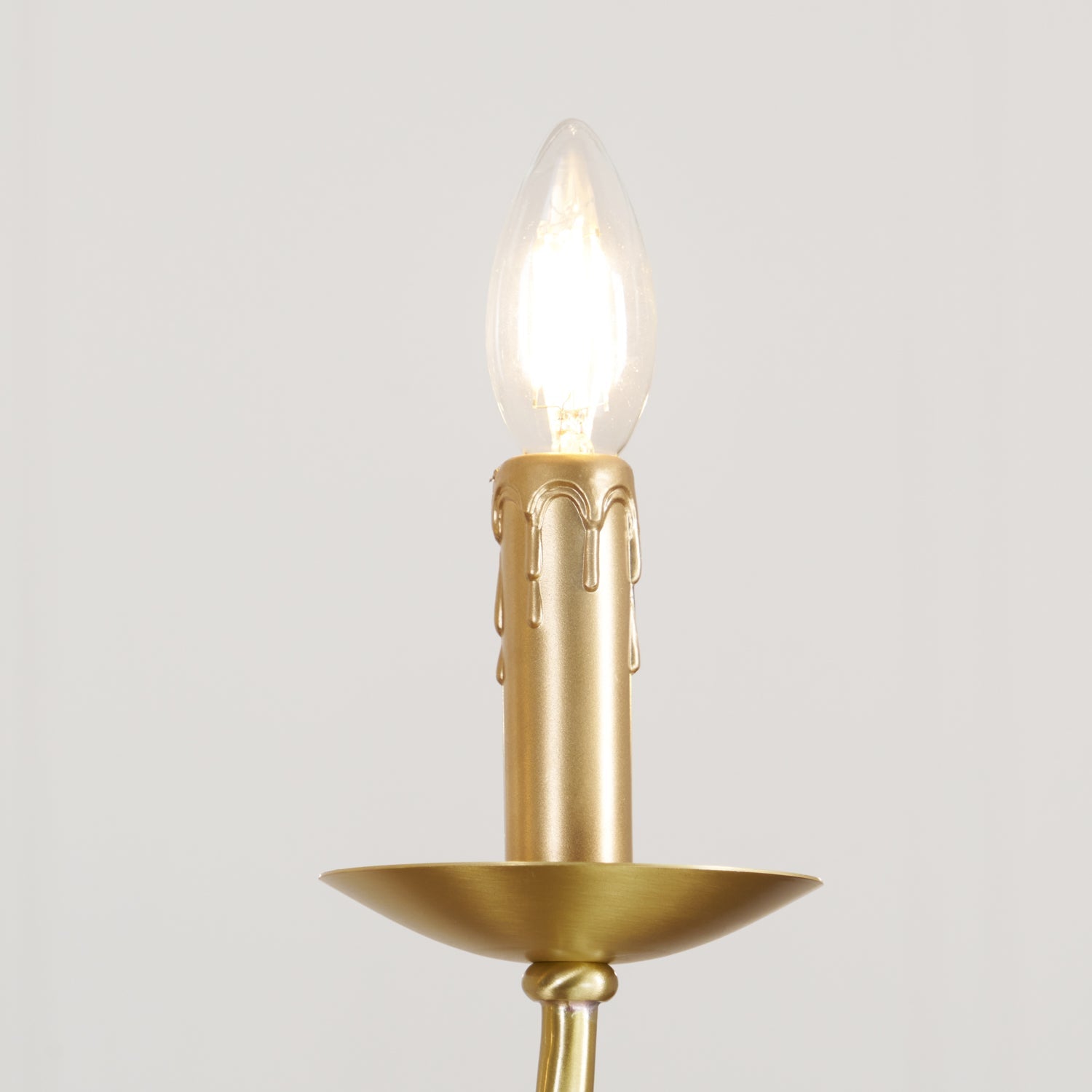 Varese Chandelier 6-Light Candle - Lamp Copper