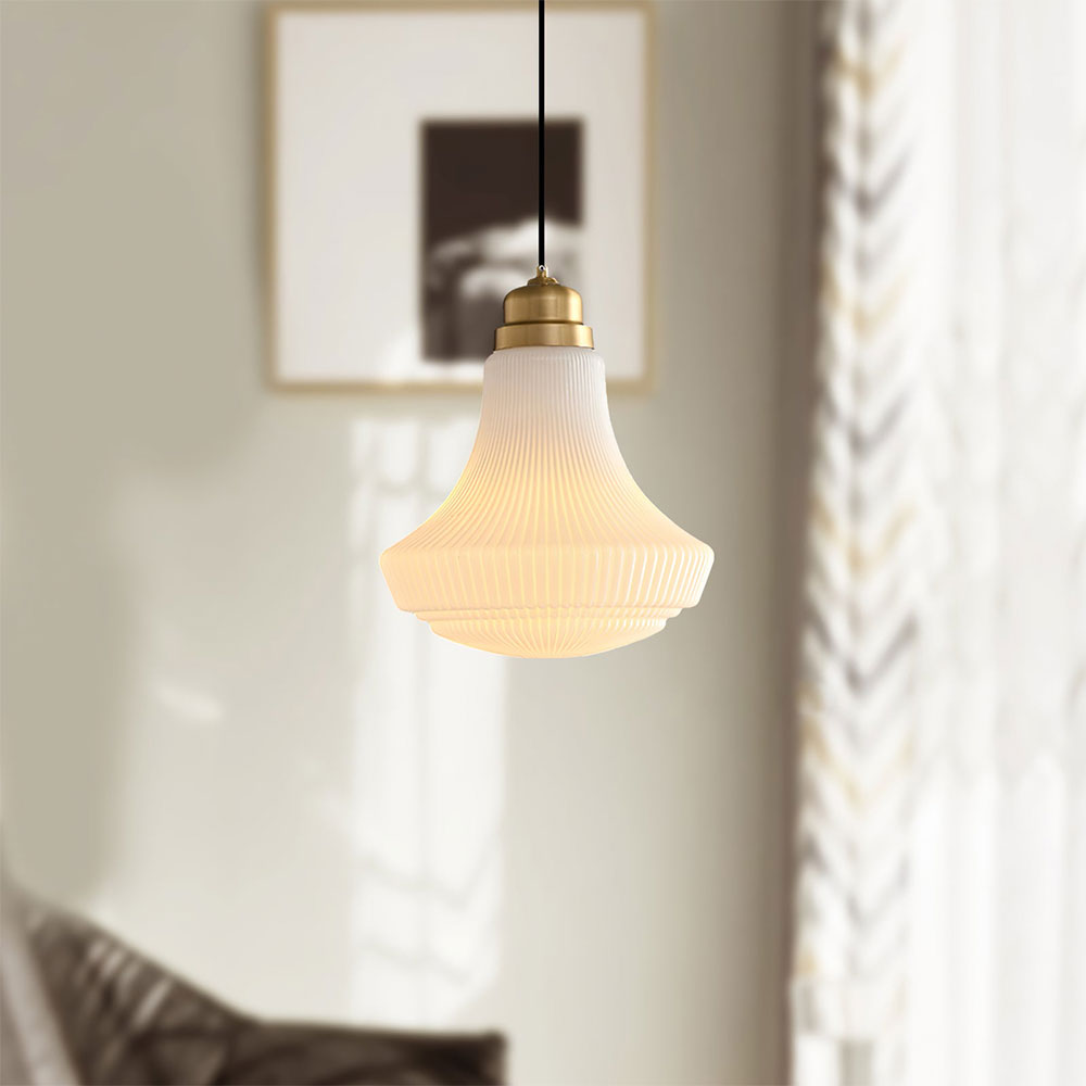 Valentina Retro Lampade a Sospensione Metallo Vetro La Camera Camera da Letto