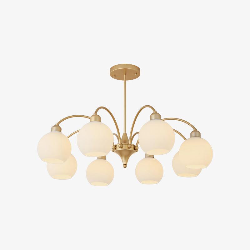 Sculptural Glass Chandelier - Blowlighting