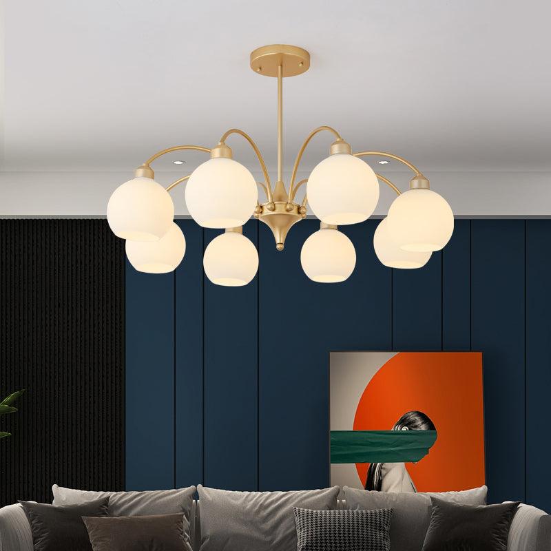 Sculptural Glass Chandelier - Blowlighting