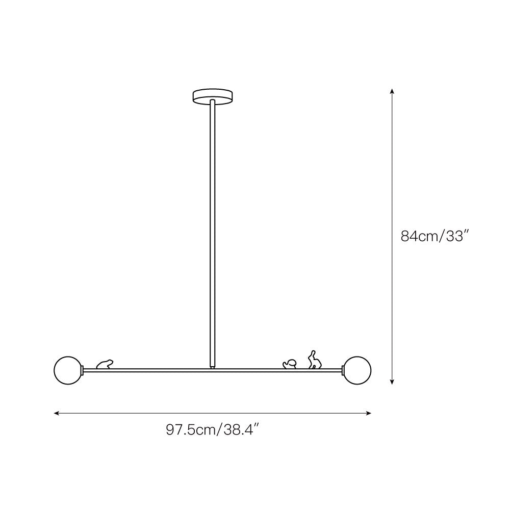 Zaveniel Modern Minimalist Brass Glass Pendant Lamp - Lamp Copper