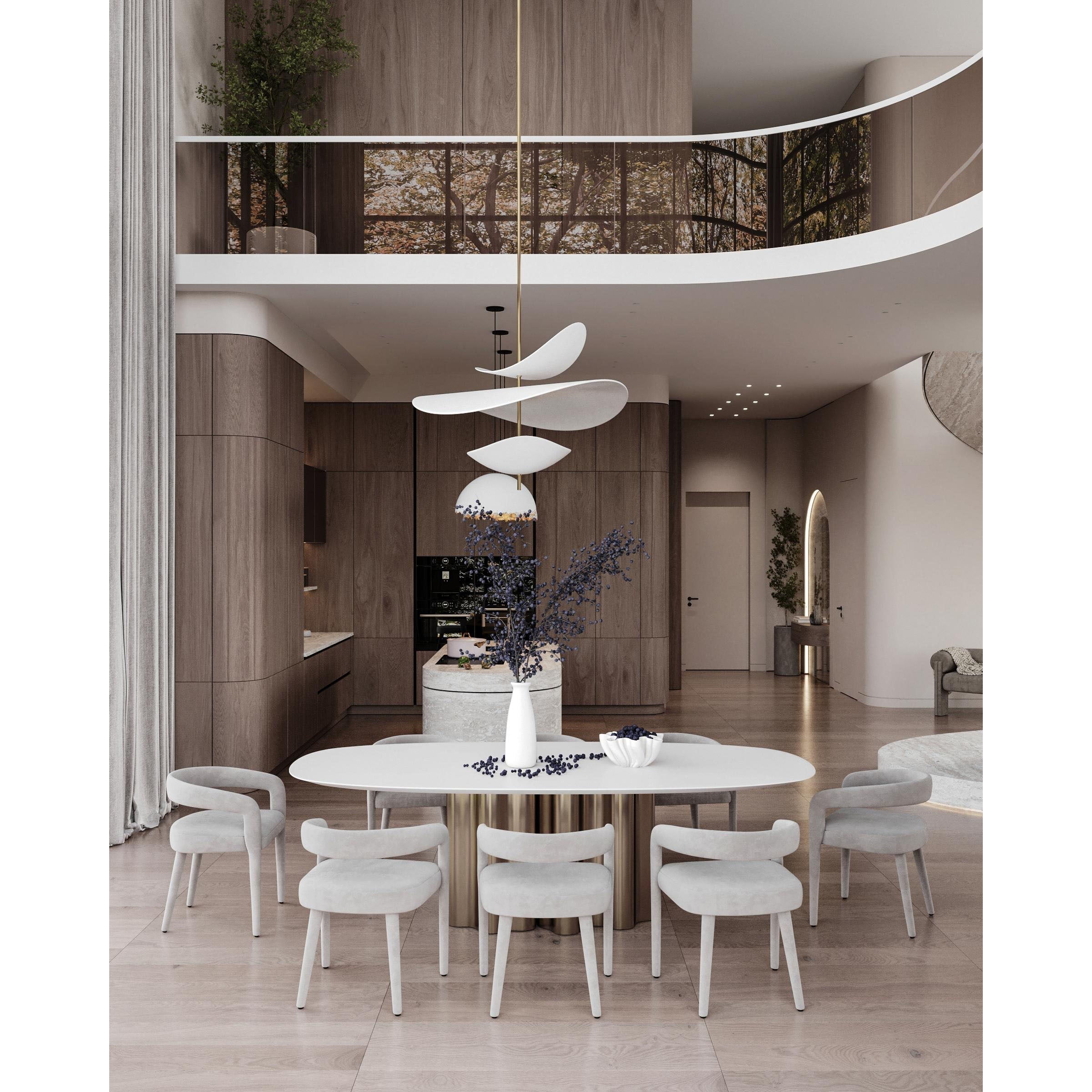 Unorara Premium Nordic Floating Metal Pendant Lamp - Lamp Copper