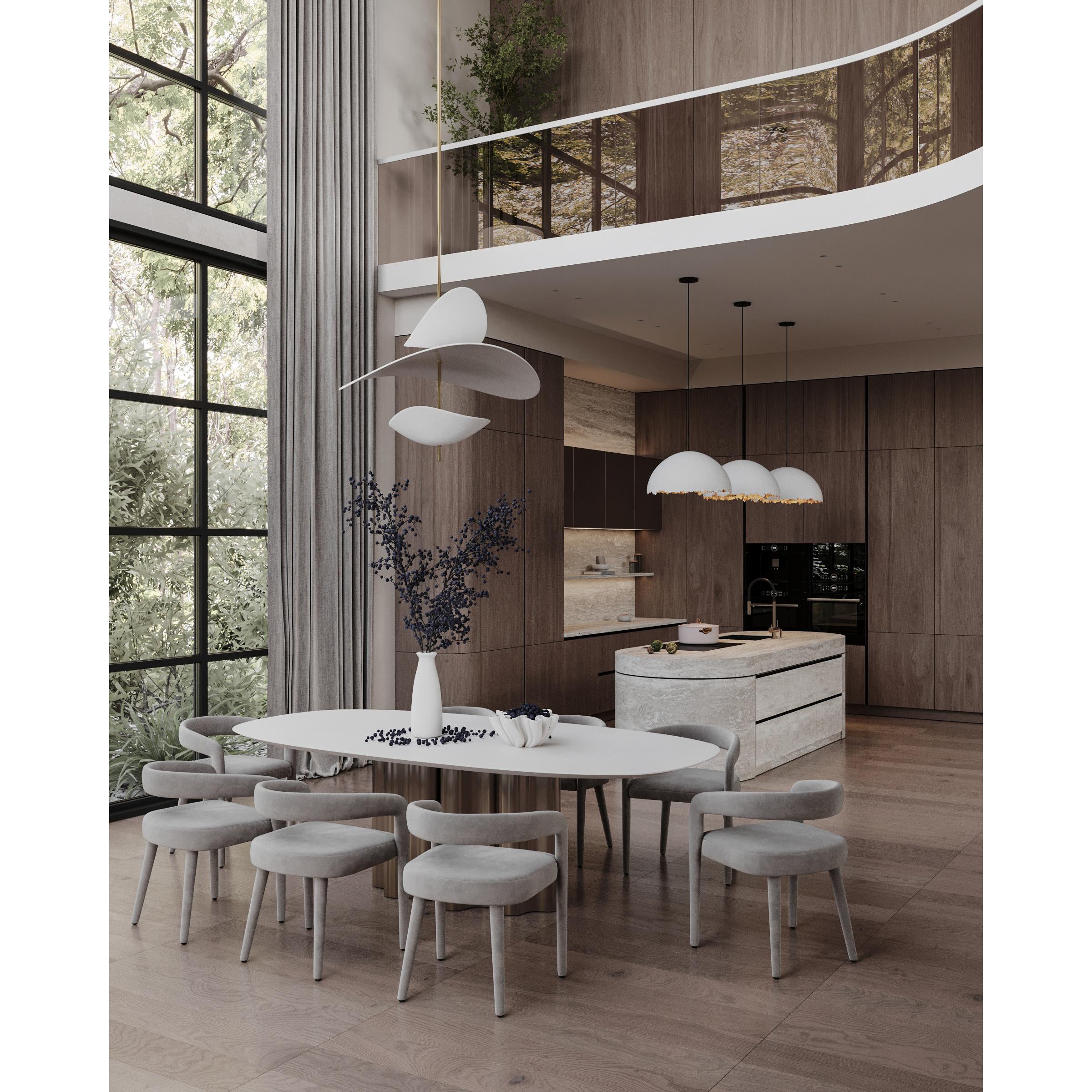 Unorara Premium Nordic Floating Metal Pendant Lamp - Lamp Copper