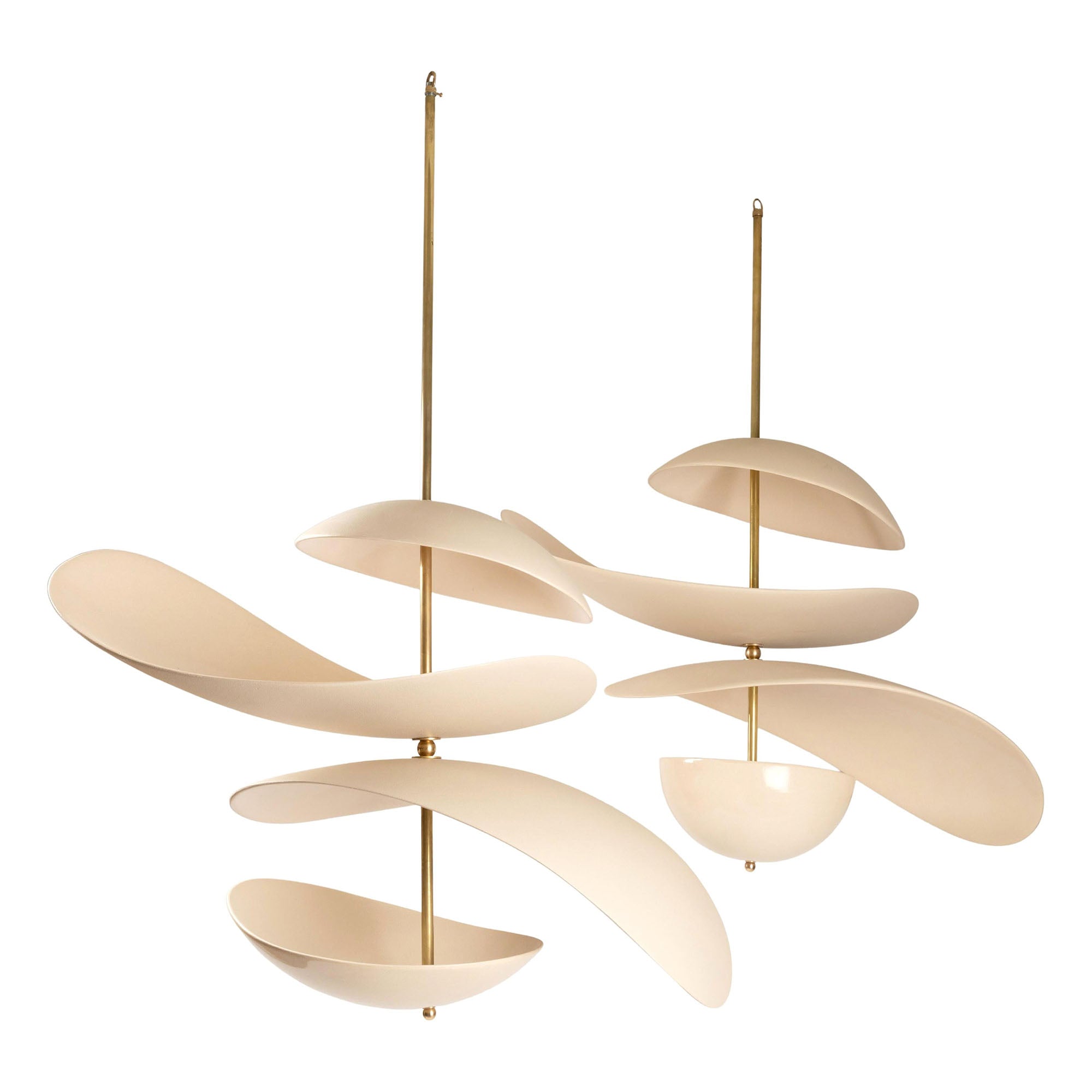Unorara Premium Nordic Floating Metal Pendant Lamp - Lamp Copper