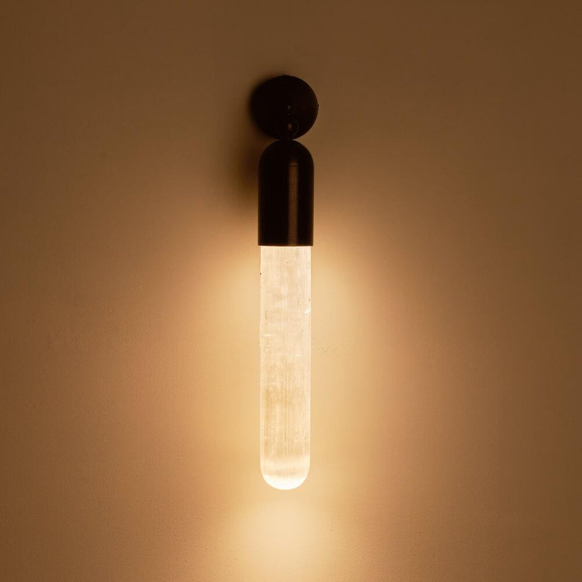 Elcarora Modern Minimalist Alabaster Wall Lamp - Lamp Copper