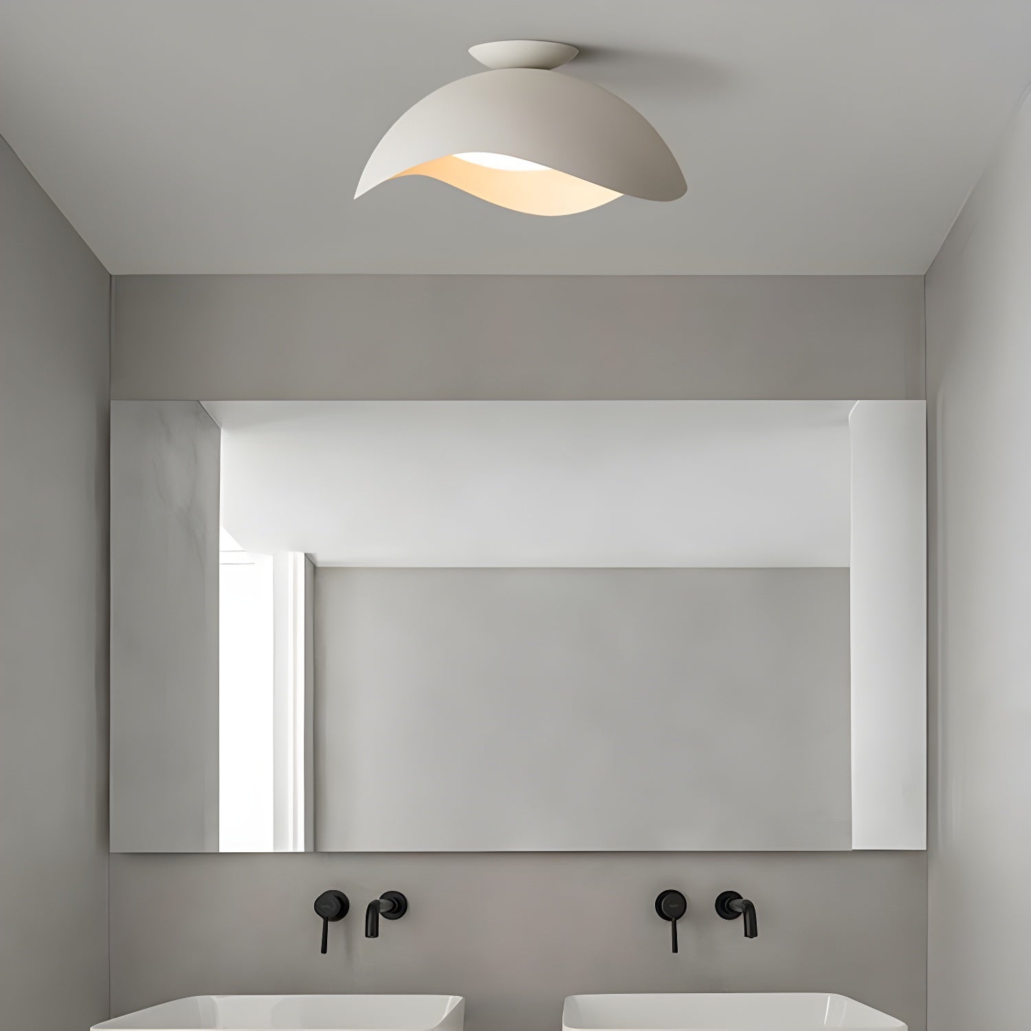 Aria Lampada da Soffitto a Ciotola a Onda