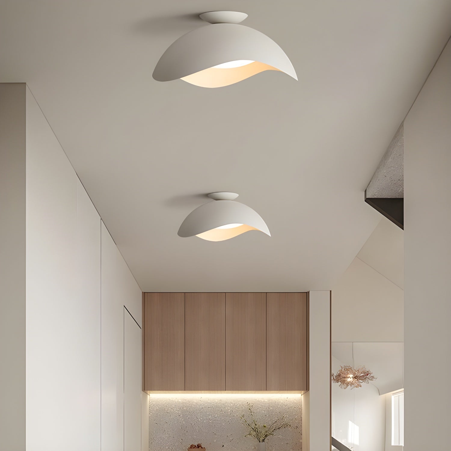 Aria Lampada da Soffitto a Ciotola a Onda