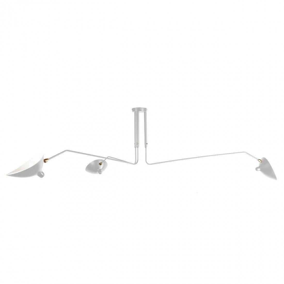 Arisha Lampada da Soffitto Industriale a Tre Bracci