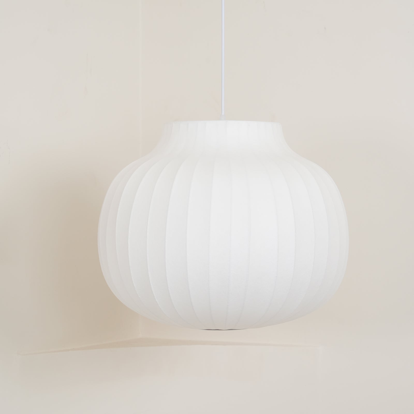 Lumina Silk Ribbed Pendant Light - Blowlighting