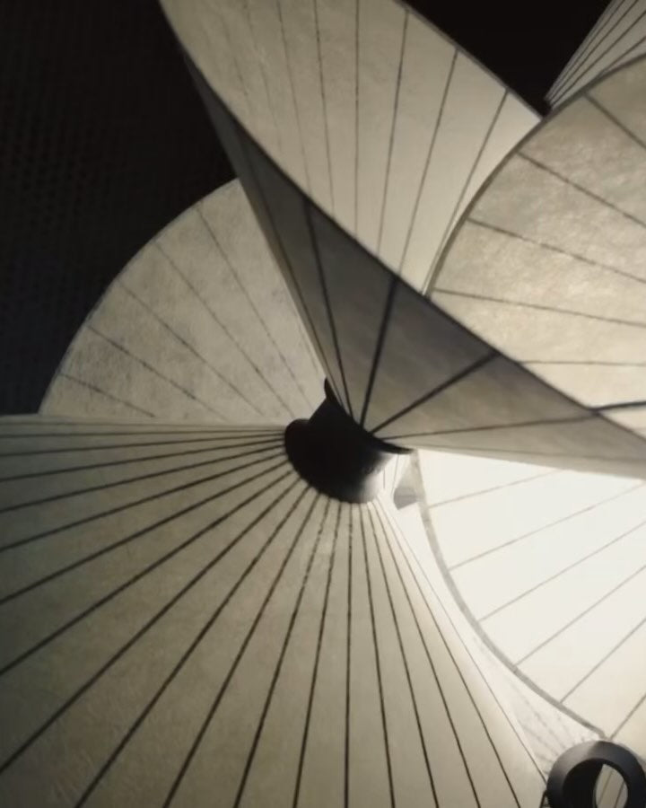 Zerinarae Individual Creativity Metal Fabric Pendant Light - Lamp Copper