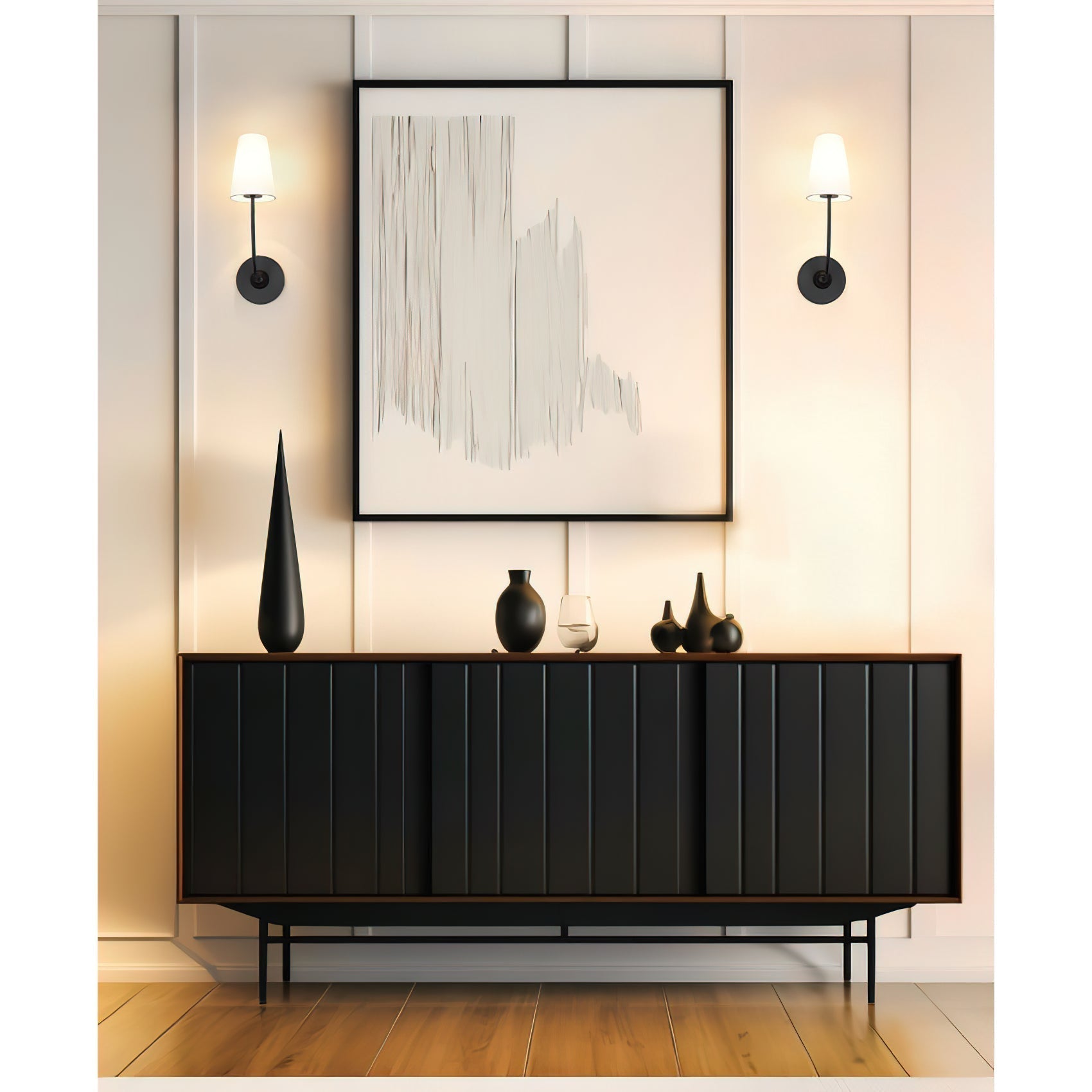 Aldoren Vintage Modern Minimalist Brass Fabric Wall Lamp - Lamp Copper