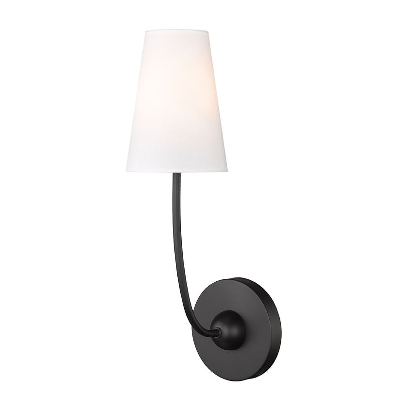 Aldoren Vintage Modern Minimalist Brass Fabric Wall Lamp - Lamp Copper