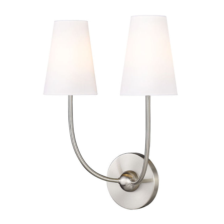 Aldoren Vintage Modern Minimalist Brass Fabric Wall Lamp - Lamp Copper