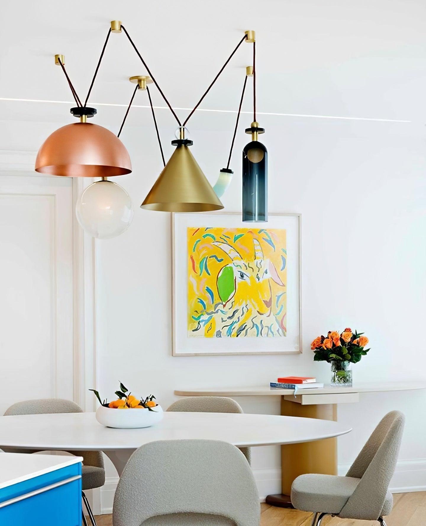 Geometric Shape Art Modern Chandelier - Blowlighting