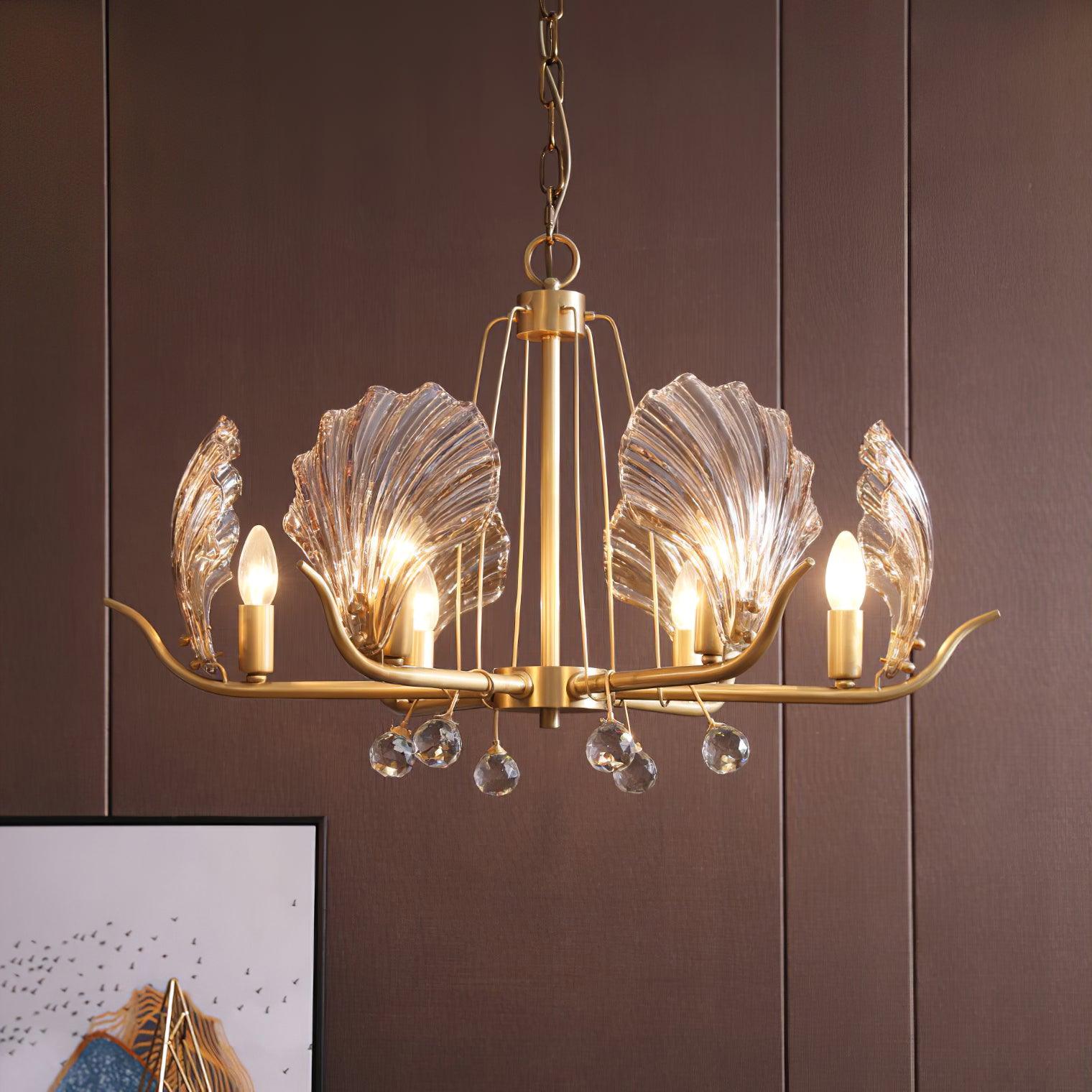 Shell Crystal Chandelier - Blowlighting
