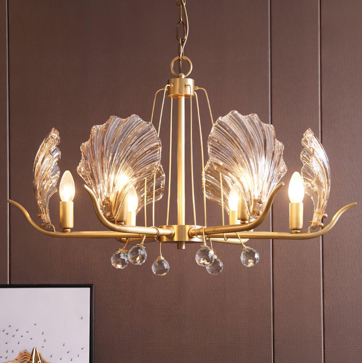 Shell Crystal Chandelier - Blowlighting