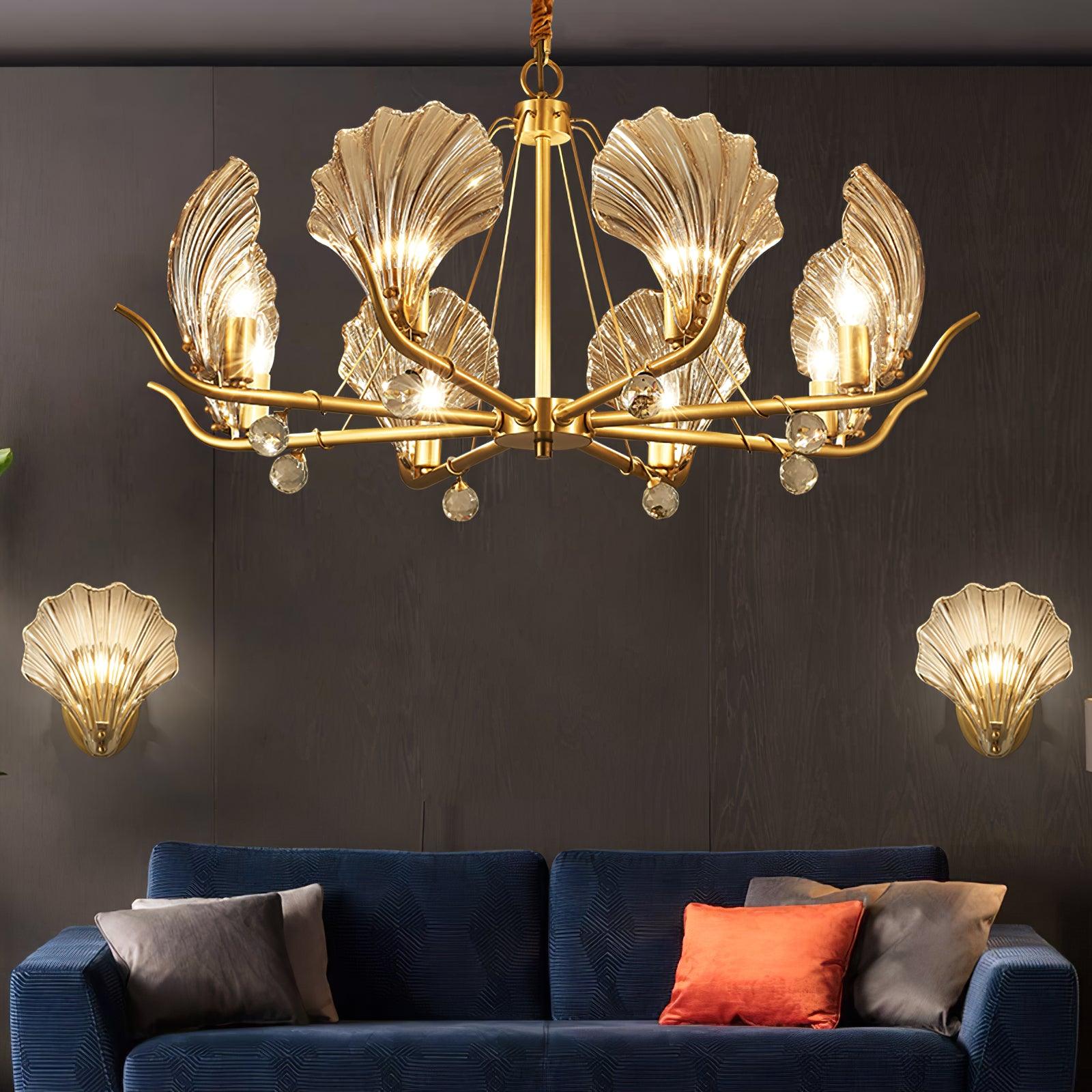 Shell Crystal Chandelier - Blowlighting