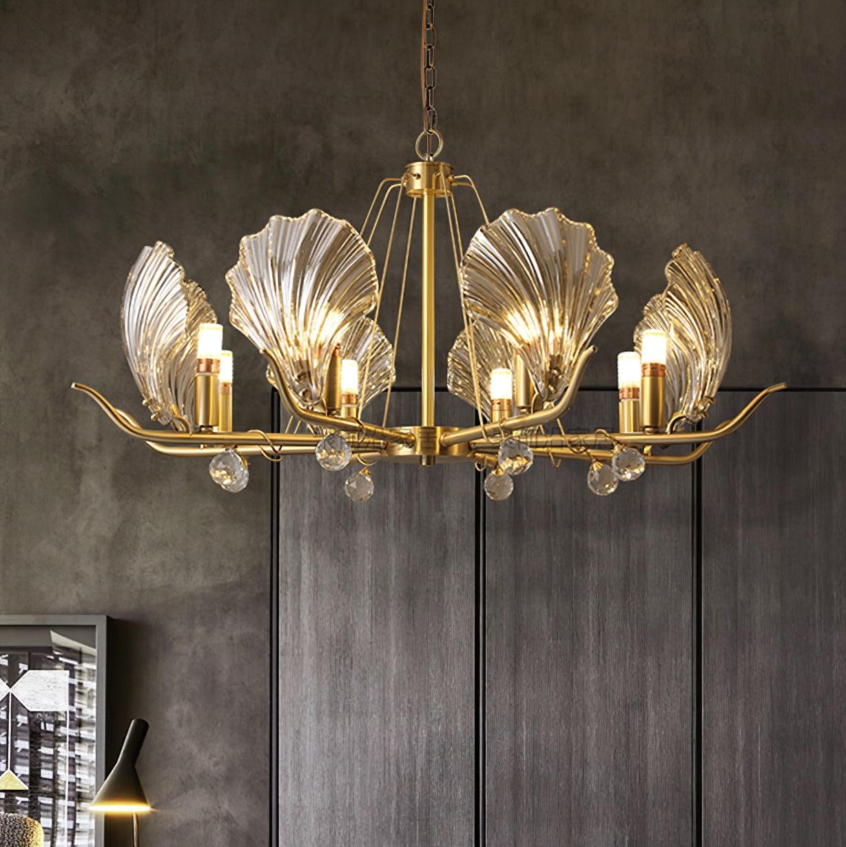 Shell Crystal Chandelier - Blowlighting